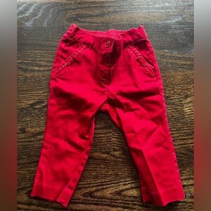 Dark Red Pants- Janie and Jack